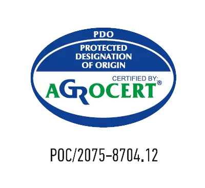Σήμα ΠΟΠ με πιστοποίηση AGROCERT